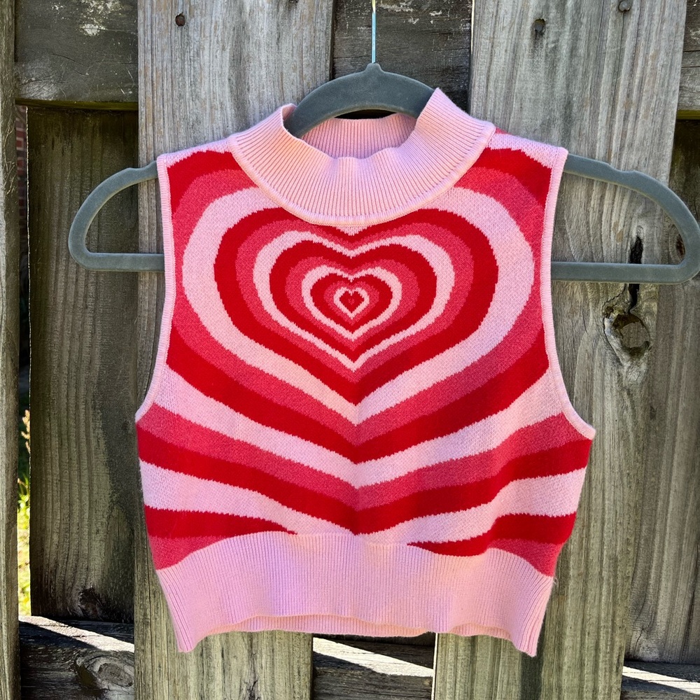 Heart Sweater Vest